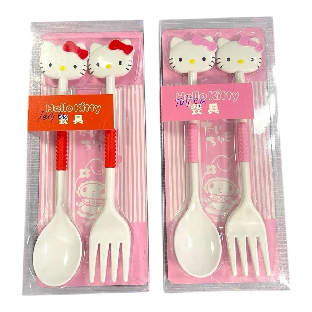Hello Kitty Spoon and Fork Set (2 Options Available)